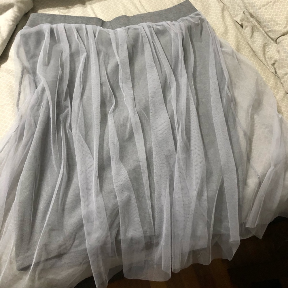 Torrid Midi Skirt with Tulle Overlay